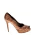 Stuart Weitzman Animal Print Brown Heels Size 9 1/2 - photo 1