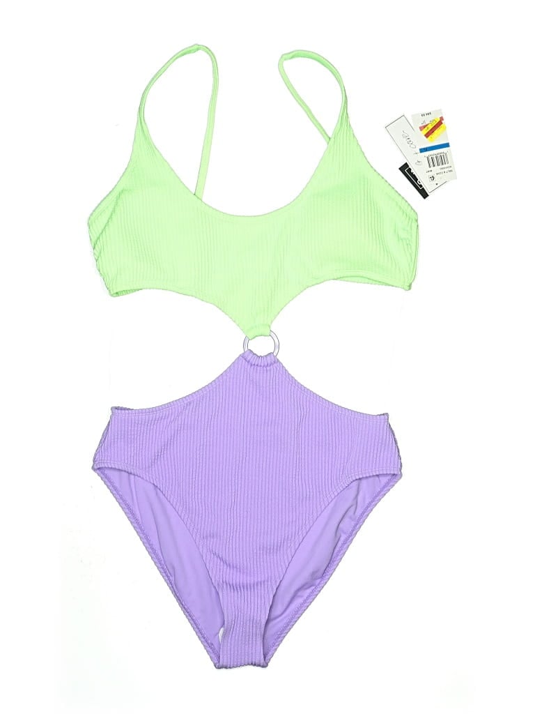 Pre-owned Salt + Cove One Piece Swimsuit In Purple