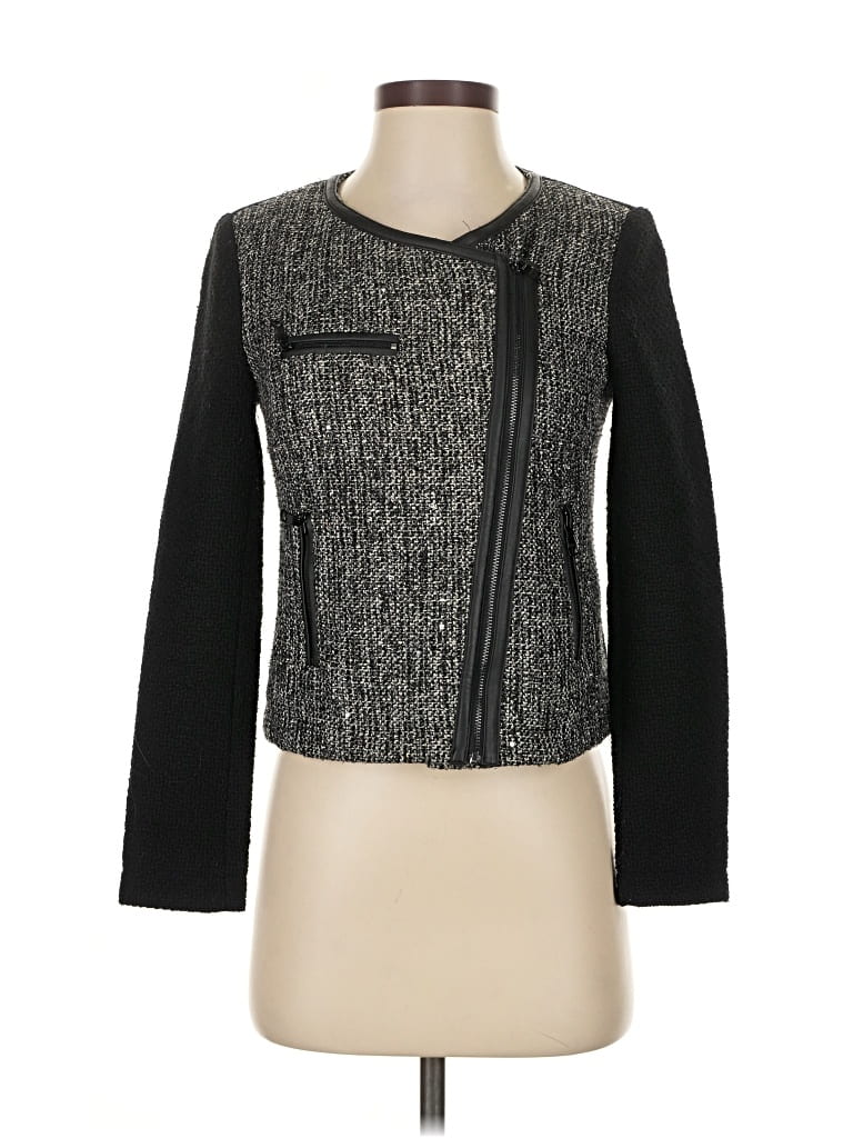 Pre-owned Banana Republic Factory Store Jacket In Black