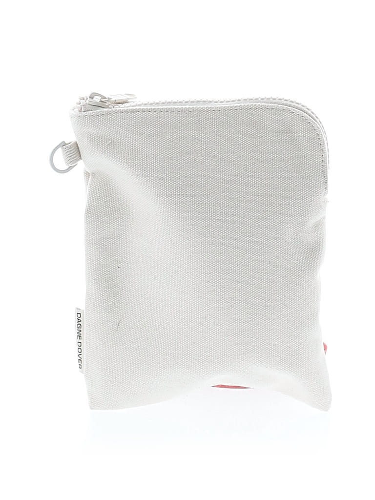 Pre-owned Dagne Dover Clutch In White