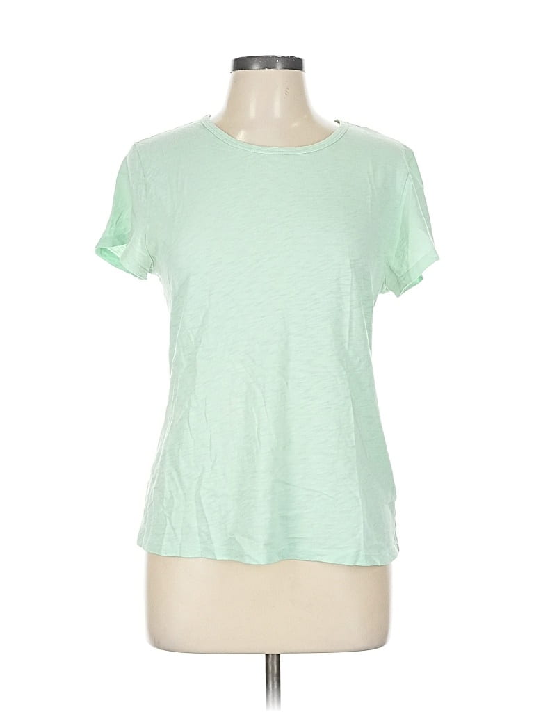 Pre-owned J.crew Factory Store Short Sleeve T-shirt In Green
