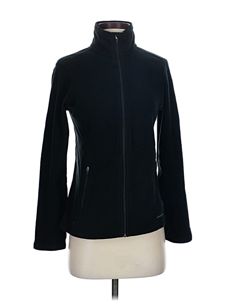 Pre-owned Eddie Bauer Cardigan Sweater In Black