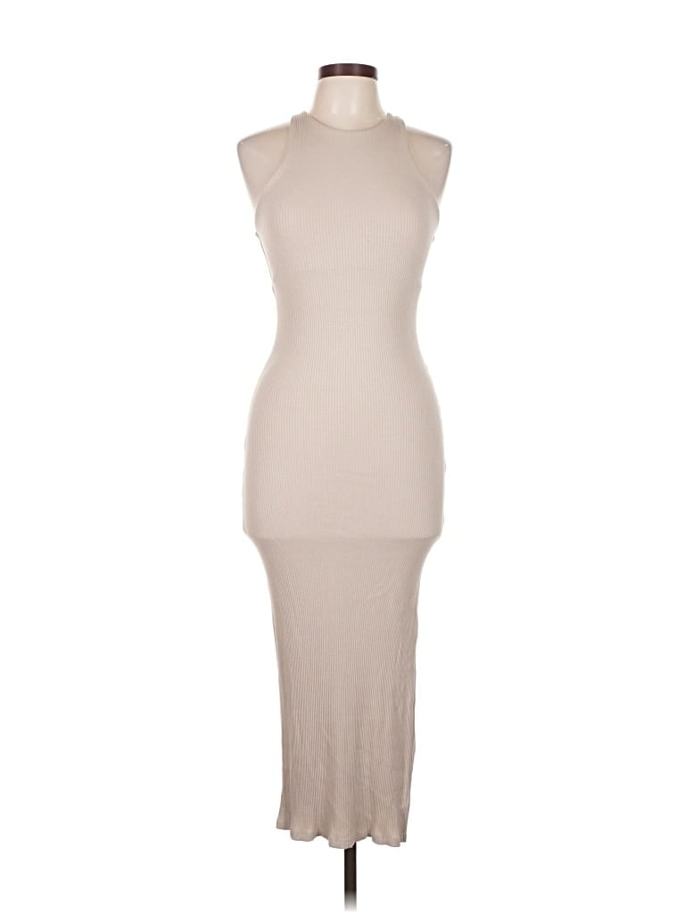 Pre-owned Bershka Casual Dress In Brown