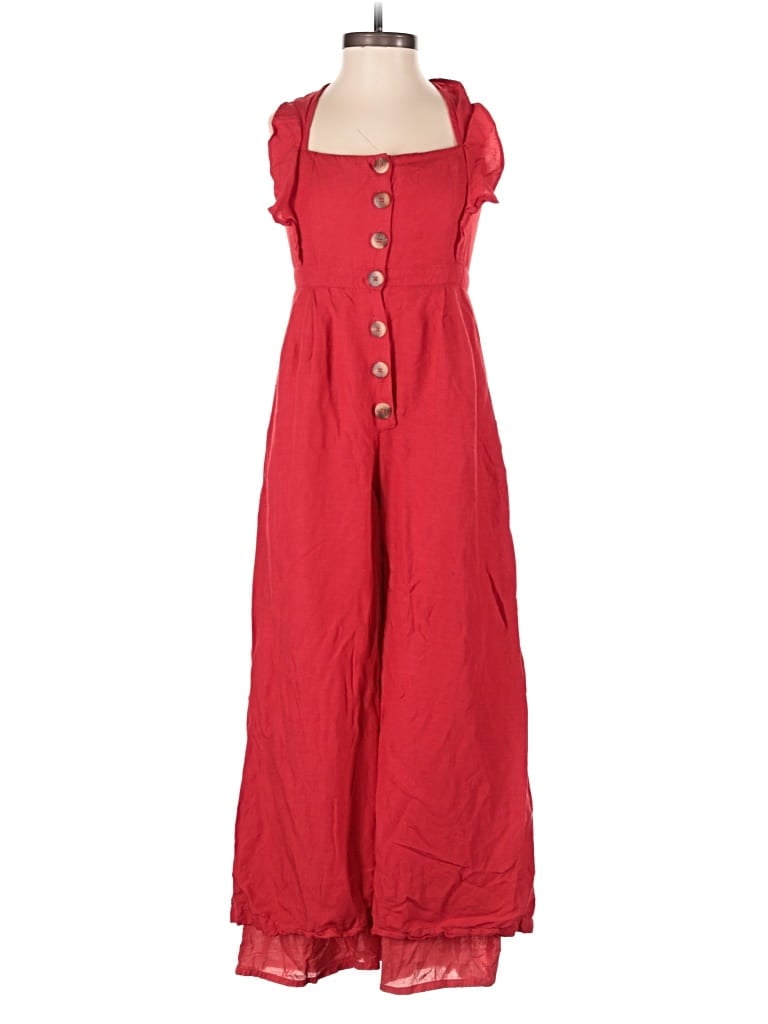 Pre-owned Red Carter Jumpsuit In Red
