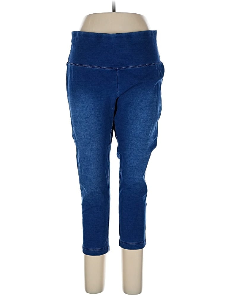 Pre-owned Zenergy By Chico's Active Pants In Blue