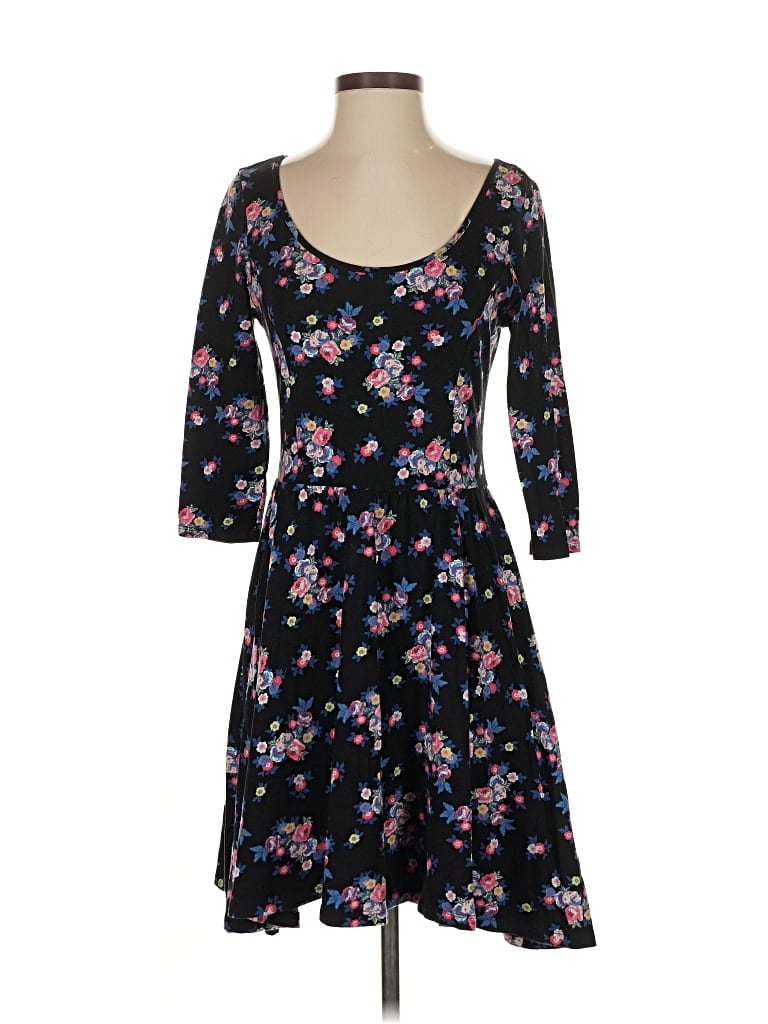 Pre-owned Lc Lauren Conrad Casual Dress In Black