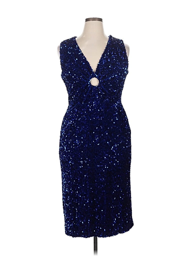 Pre-owned Helsi Cocktail Dress In Blue