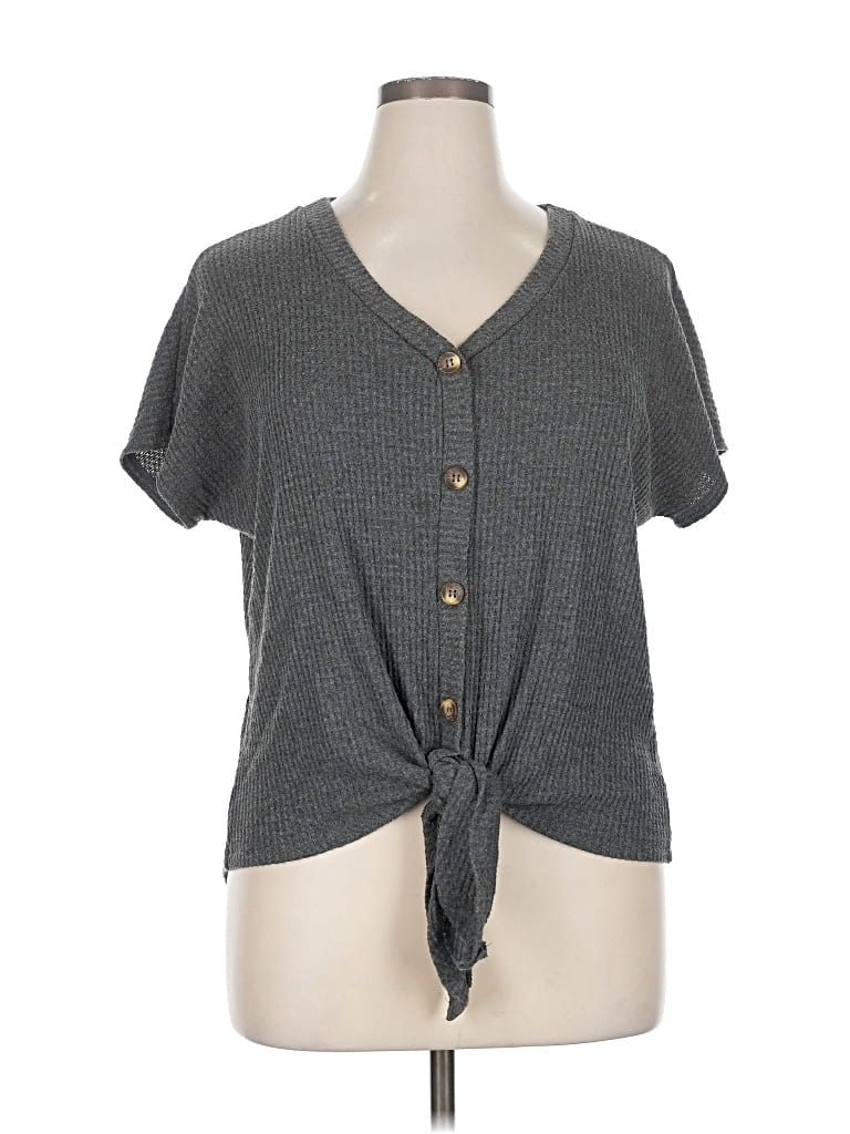 Pre-owned Torrid Cardigan Sweater In Gray