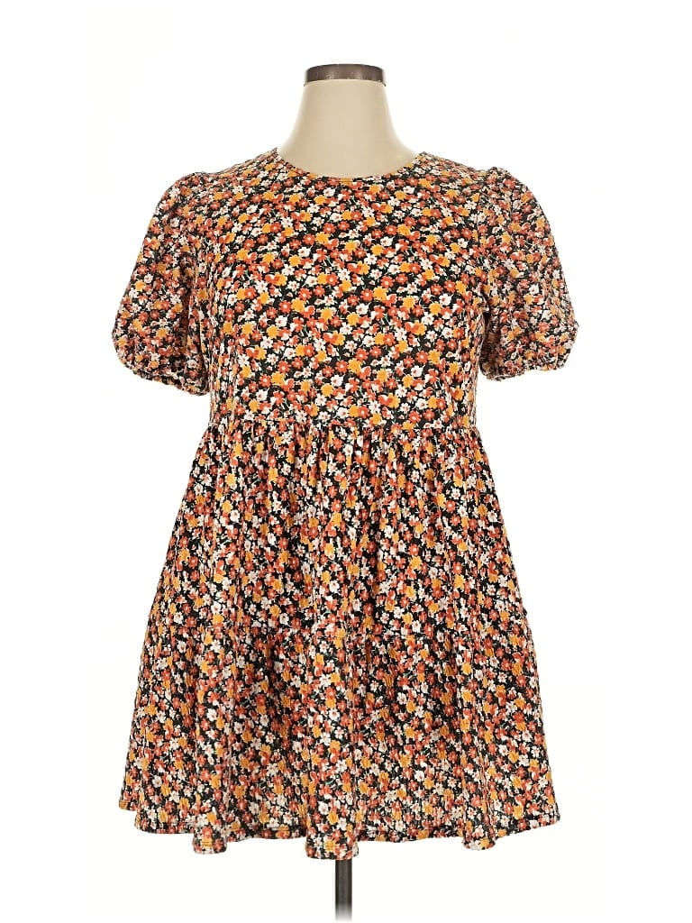 Pre-owned Asos Design Casual Dress In Orange
