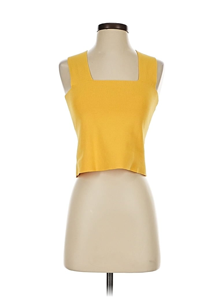 Pre-owned House Of Harlow 1960 Cardigan Sweater In Yellow