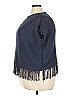 Massimo Dutti Blue Pullover Sweater Size 3X (estimated) - photo 5