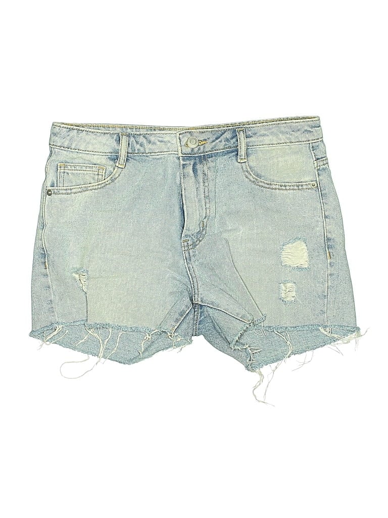Pre-owned Avec Les Filles Denim Shorts In Blue