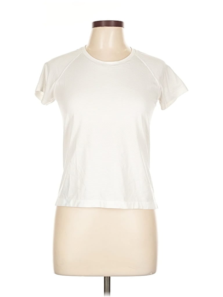 LULULEMON ATHLETICA Pre-owned Short Sleeve T-shirt In White