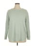 Pink Clover 100% Polyester Green Pullover Sweater Size 1X - photo 1