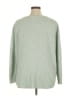 Pink Clover 100% Polyester Green Pullover Sweater Size 1X - photo 2