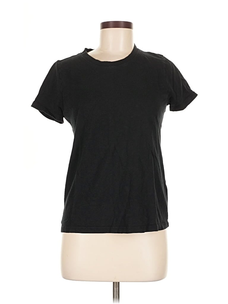 Pre-owned J.crew Factory Store Short Sleeve T-shirt In Black
