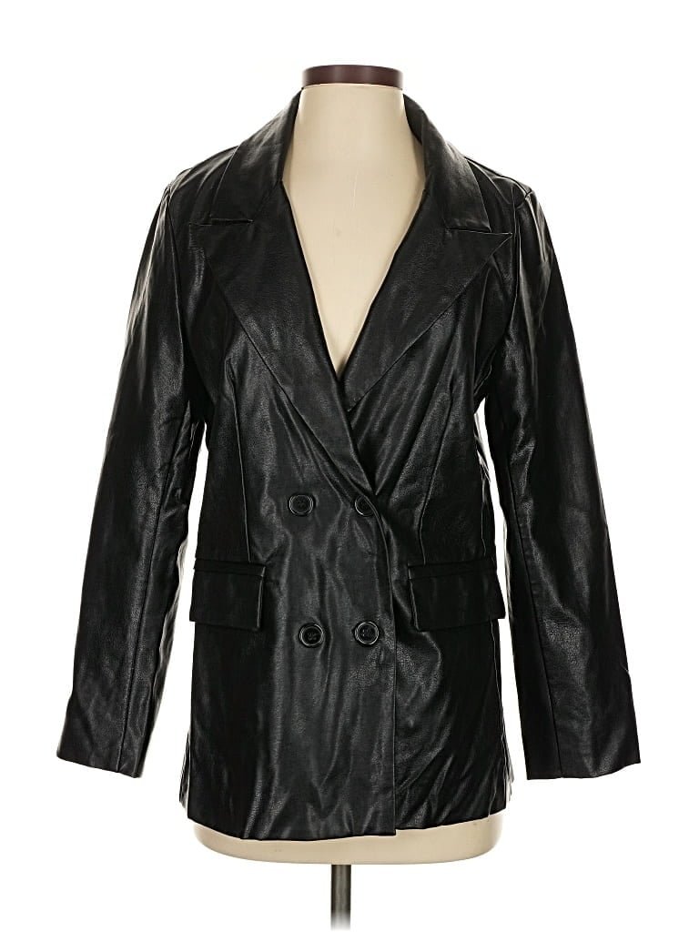 Pre-owned Princess Polly Blazer Jacket In Black