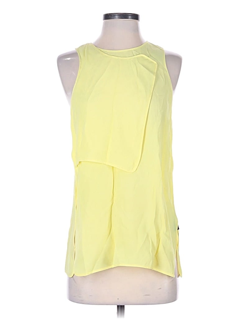 Pre-owned Alexander Wang Sleeveless Blouse In Yellow