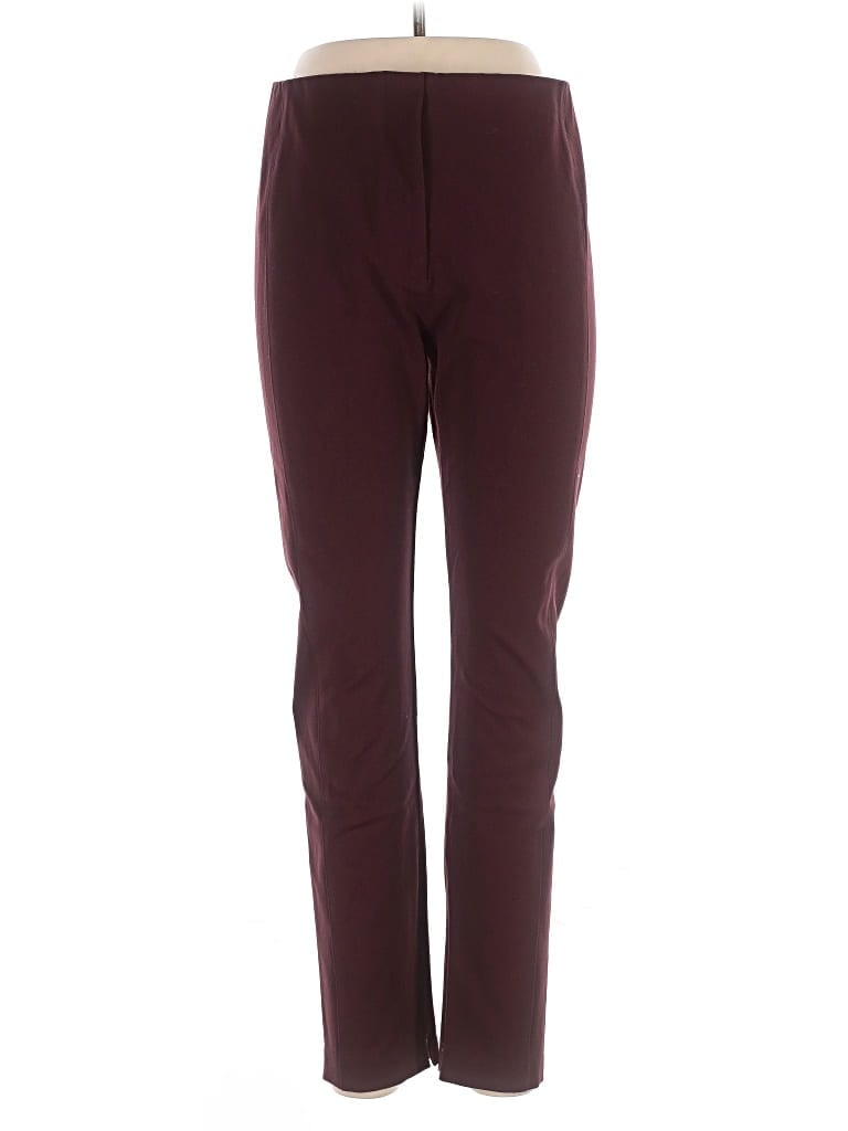 Pre-owned Ann Taylor Active Pants In Burgundy