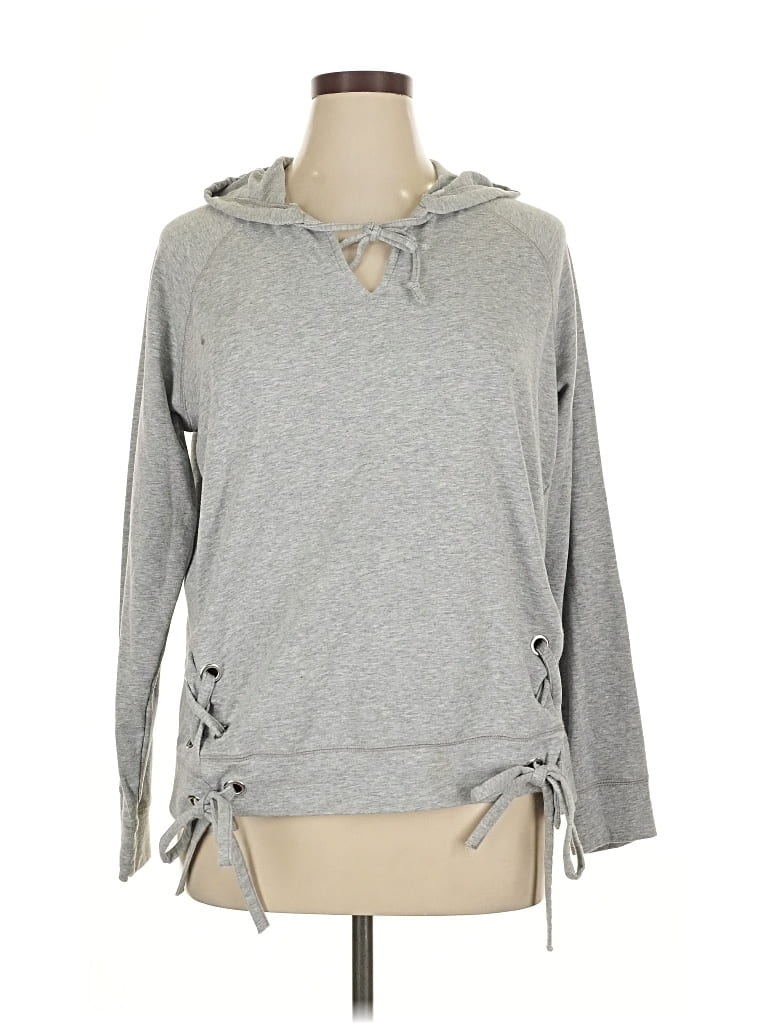 Pre-owned Michael Michael Kors Pullover Hoodie In Gray