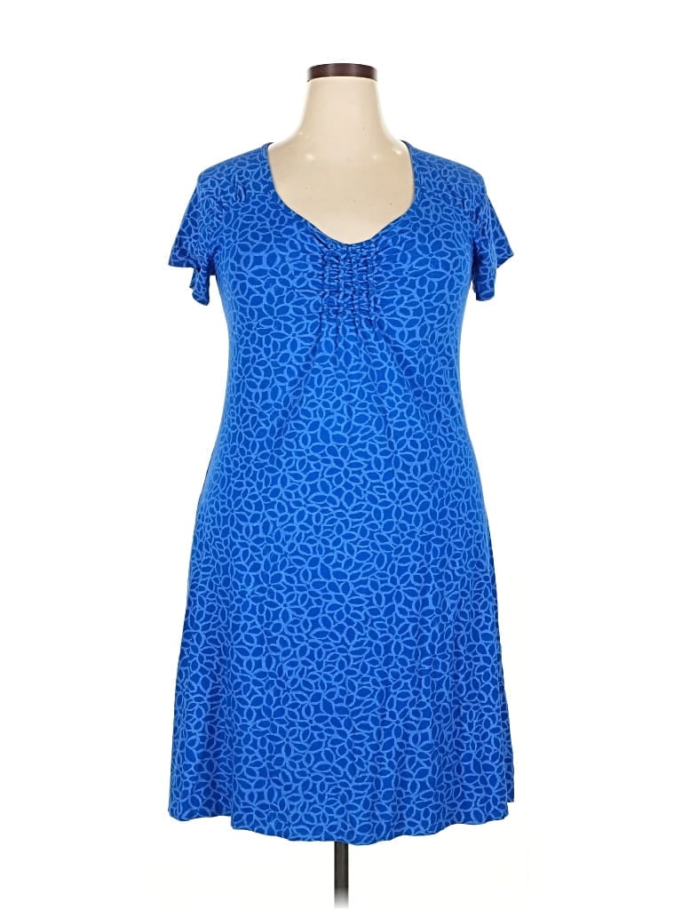 Pre-owned Fresh Produce Casual Dress In Blue