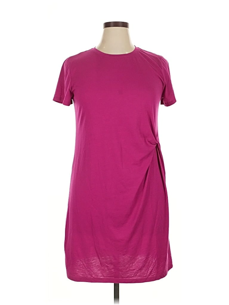 Pre-owned Marc New York By Andrew Marc Performance Casual Dress In Burgundy