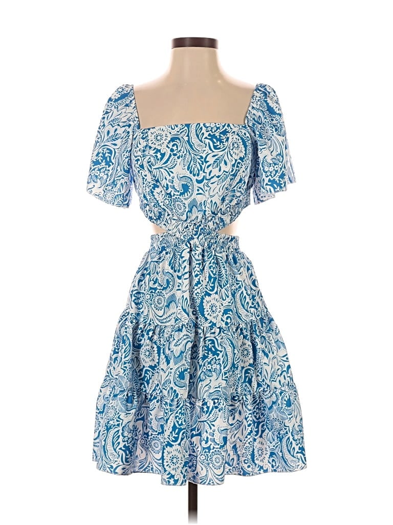 Pre-owned Shein Cocktail Dress In Blue