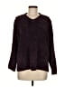 Studio Works Tweed Burgundy Pullover Sweater Size M - photo 1
