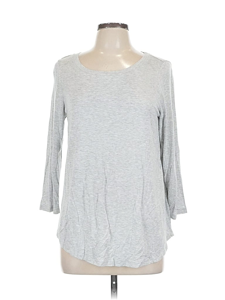 Pre-owned Cupio 3/4 Sleeve T-shirt In Gray