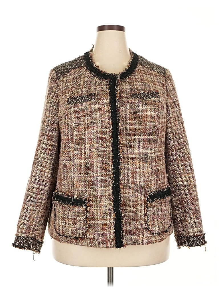 Pre-owned Coldwater Creek Jacket In Brown