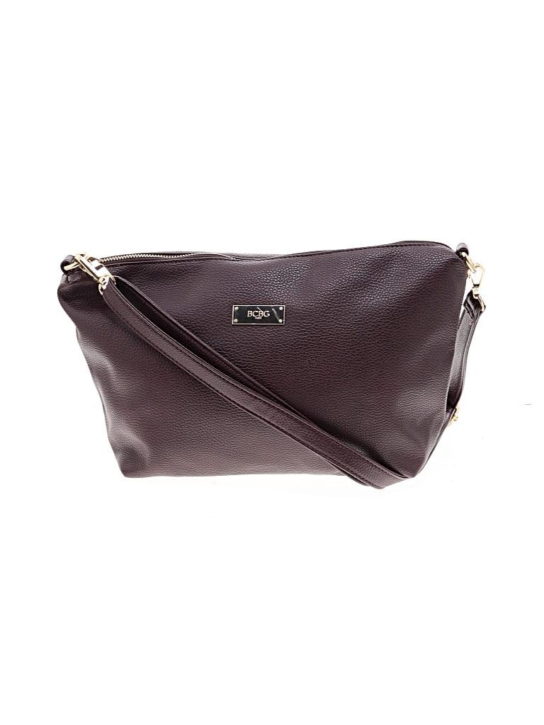 Pre-owned Bcbg Paris Crossbody Bag In Burgundy