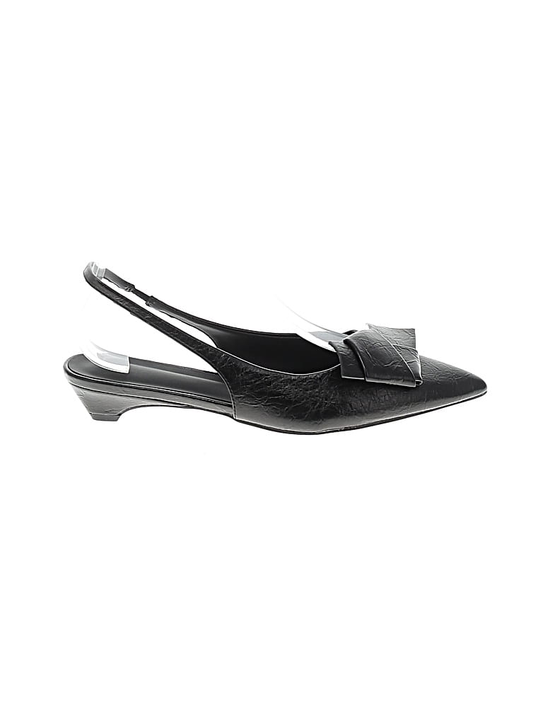 Pre-owned Unbranded Flats In Black