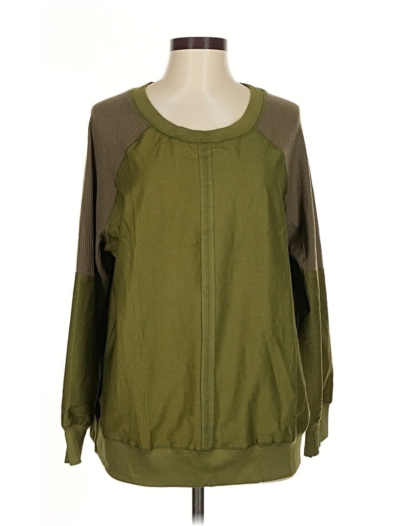 Pre-owned Unbranded Sweatshirt In Green