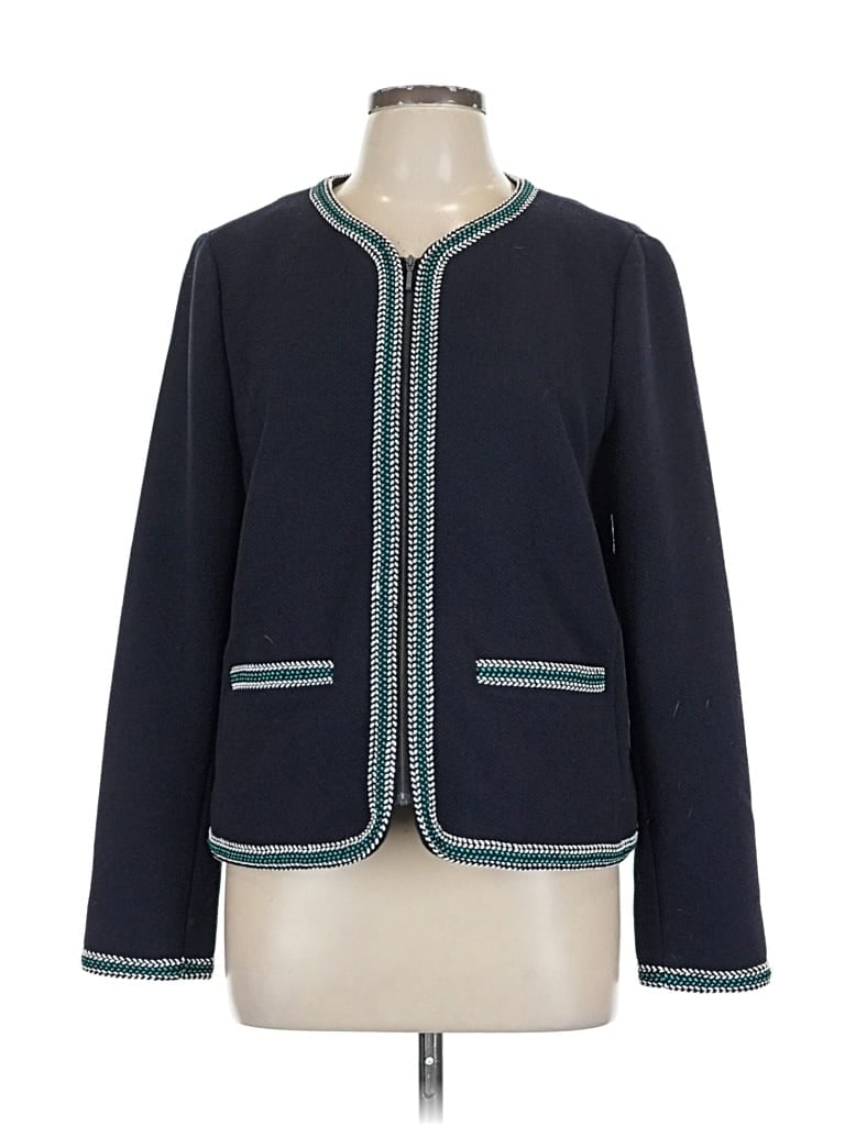 Pre-owned Talbots Blazer Jacket In Blue