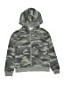 Splendid Camo Gray Zip Up Hoodie Size 12 - photo 1