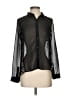 Frenchi 100% Polyester Black Long Sleeve Blouse Size S - photo 1
