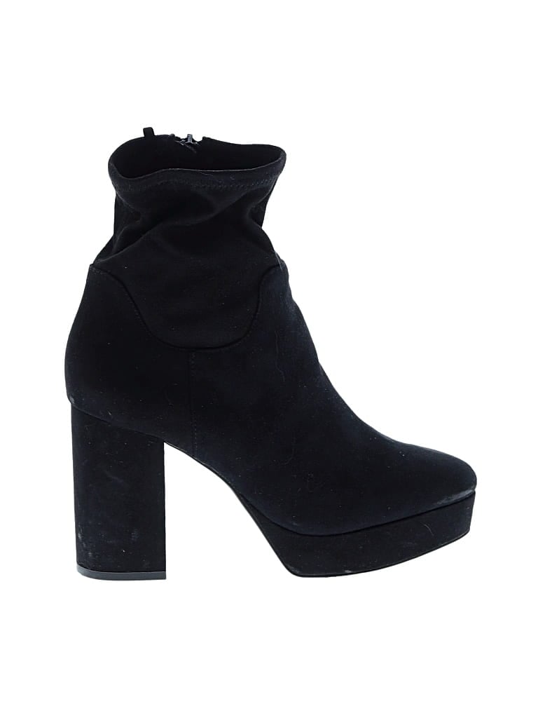 Pre-owned H&m Ankle Boots In Black