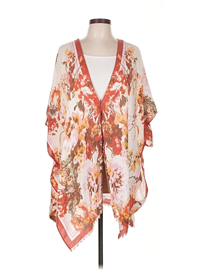 Pre-owned Vince Camuto Kimono In Orange