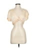 Zara Ivory Short Sleeve Top Size M - photo 1