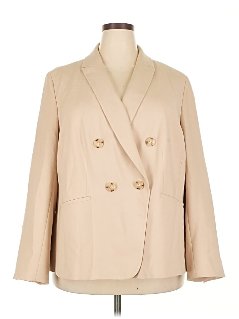 Pre-owned Talbots Blazer Jacket In Brown