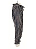 Isalis 100% Cotton Stripes Blue Casual Pants Size S - photo 4