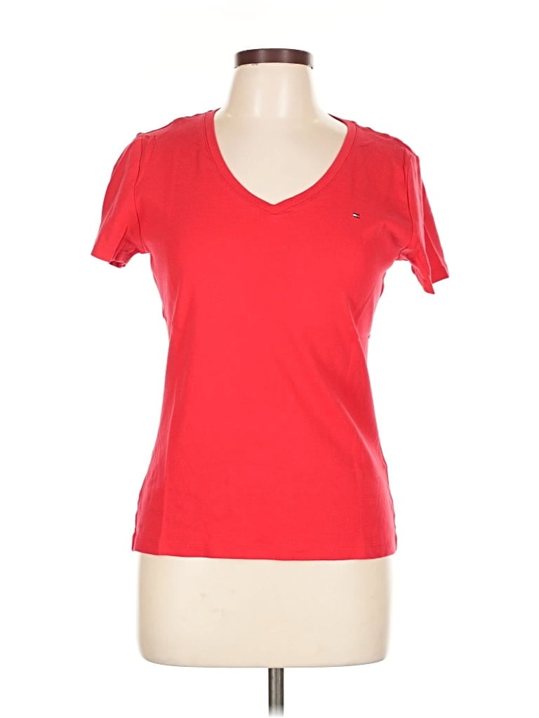 Pre-owned Tommy Hilfiger Short Sleeve T-shirt In Red