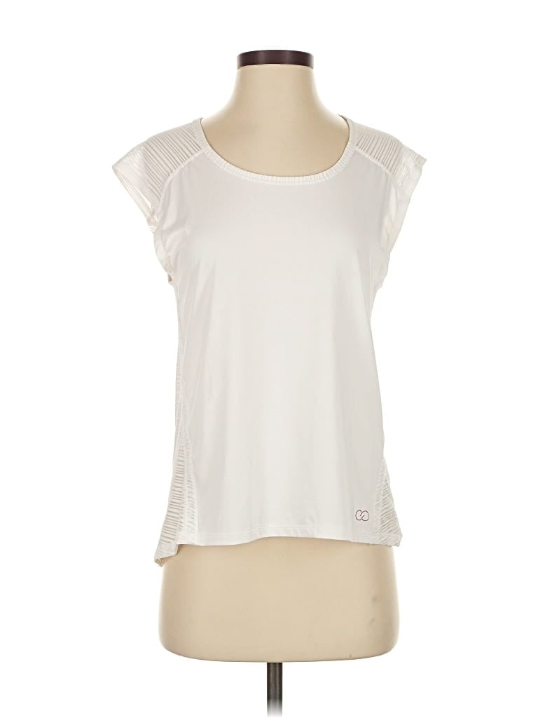Pre-owned Calia By Carrie Underwood Sleeveless T-shirt In White