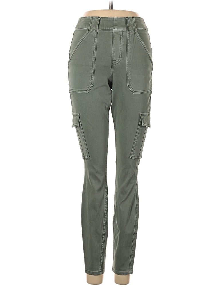 Pre-owned Spanx Cargo Pants In Green