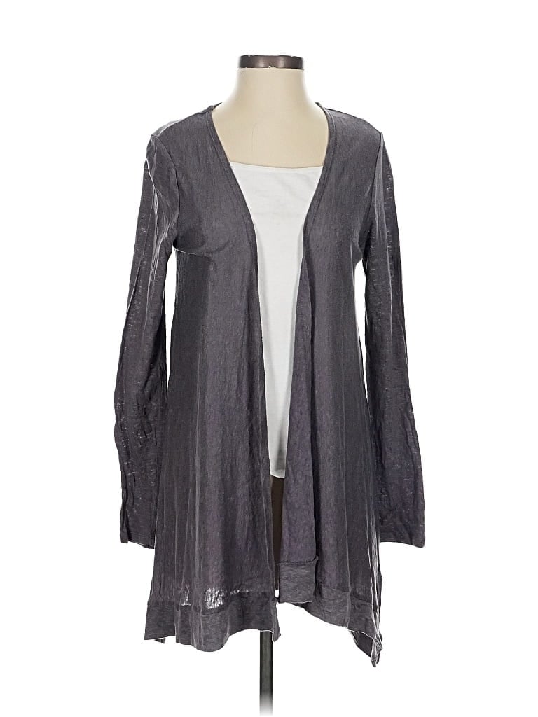 Pre-owned Tahari Cardigan Sweater In Gray