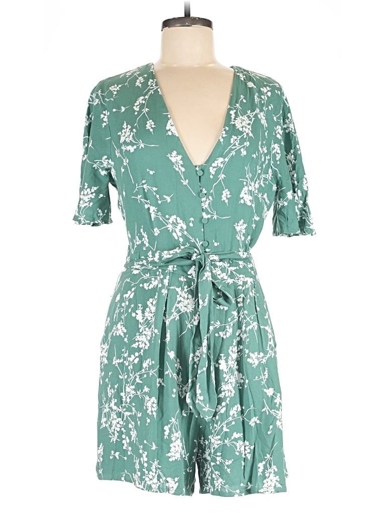 Pre-owned Greylin Romper In Green