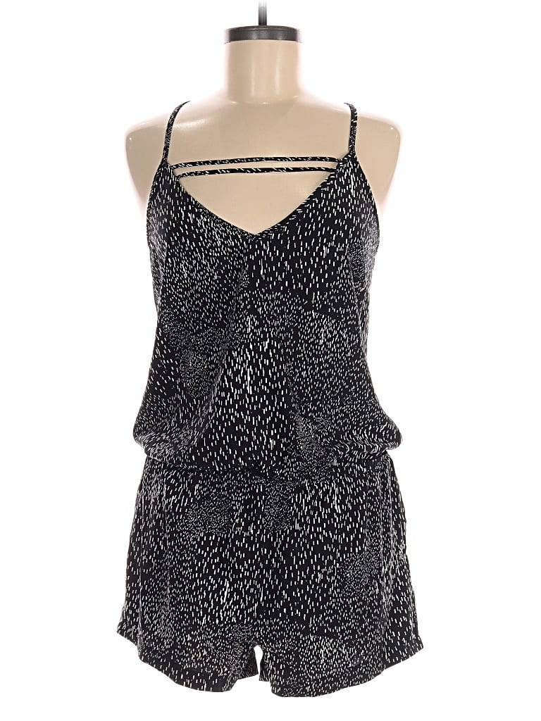 Pre-owned Fabletics Romper In Black