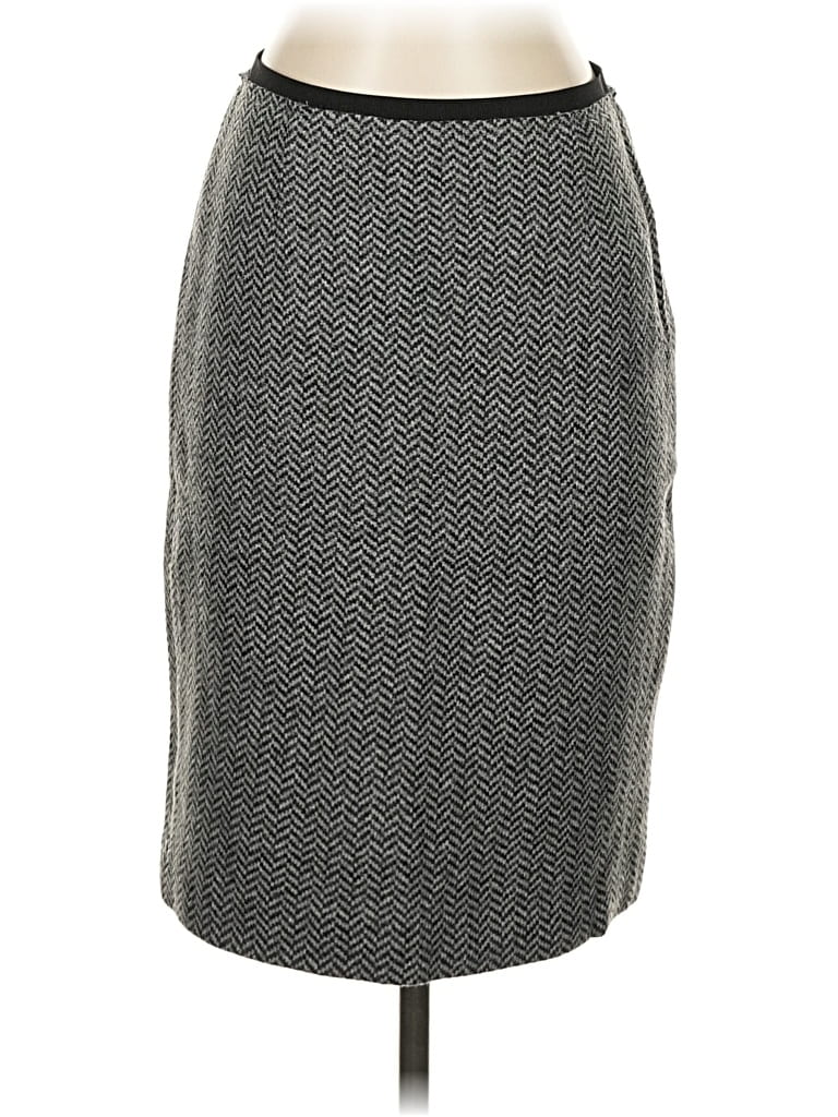 Pre-owned Uniqlo Formal Skirt In Gray