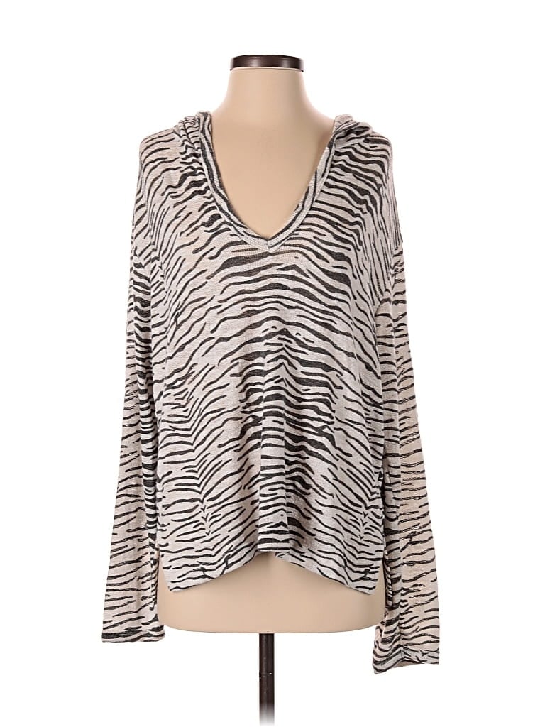 Pre-owned Assorted Brands Cardigan Sweater In Silver