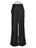 H&M 100% Polyester Stripes Black Casual Pants Size 8 - photo 1